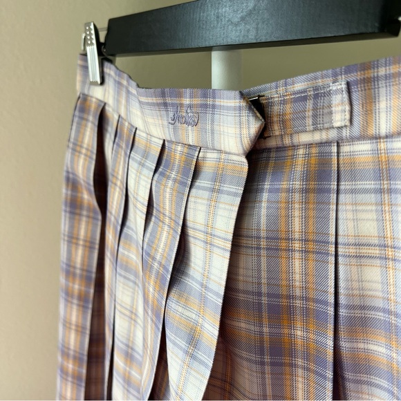 NWOT🔖JK Uniform Mini Skirt Plaid Japan Student School Purple - Picture 7 of 8
